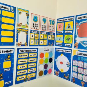 KIT DECORAÇÃO DE SALA: PATRULHA CANINA