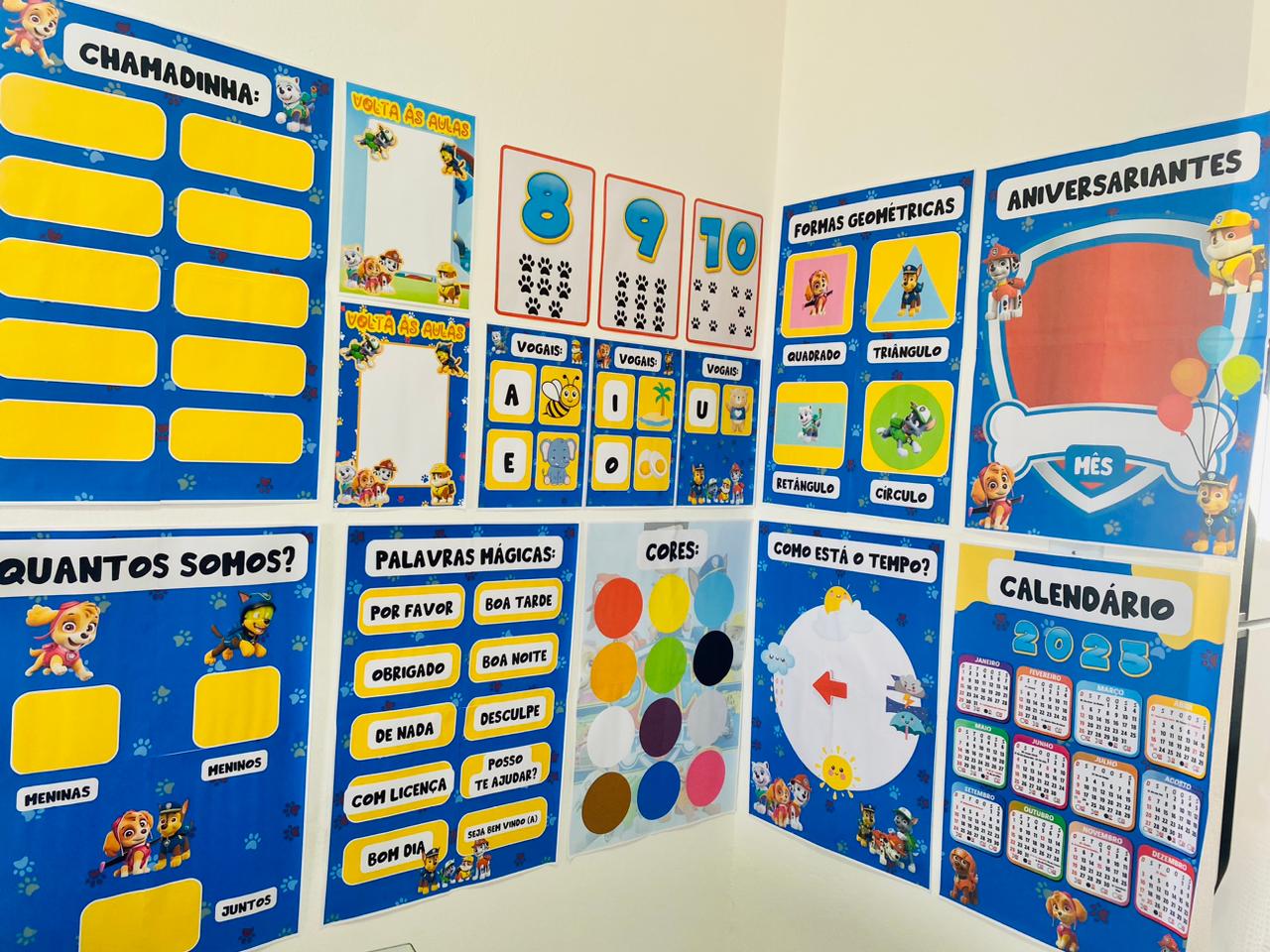 KIT DECORAÇÃO DE SALA: PATRULHA CANINA